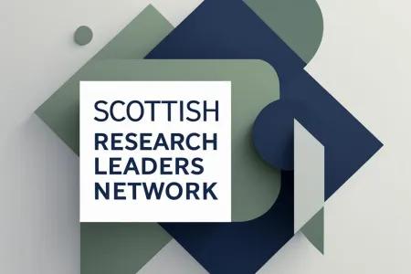 logo with the words scottish research leaders network