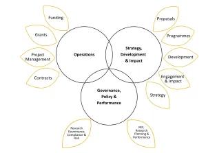 Diagram of the ERO three part directorate structure and teams